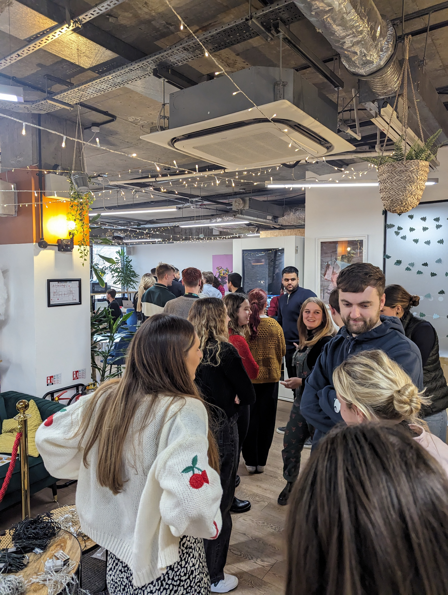 Office networking party